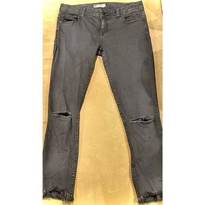 Free People Grey light denim Jeans